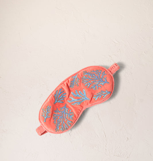 Coral Eye Mask