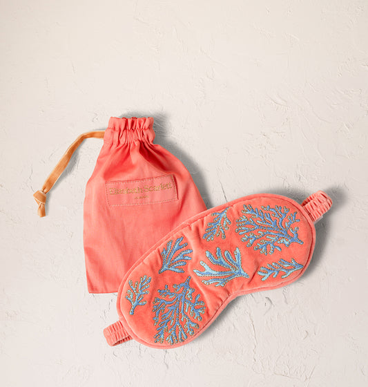 Coral Eye Mask