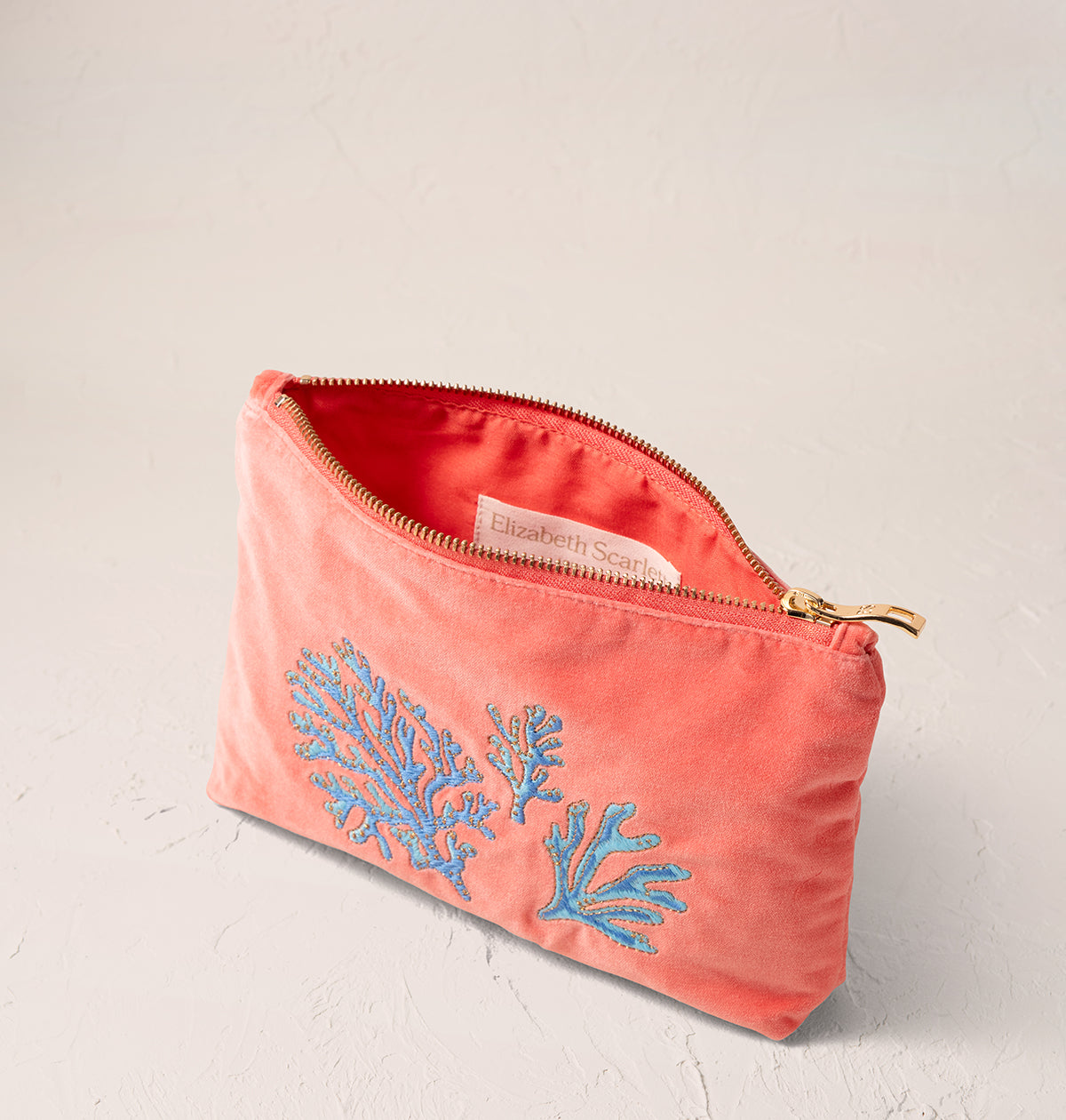 Coral Mini Pouch – Elizabeth Scarlett