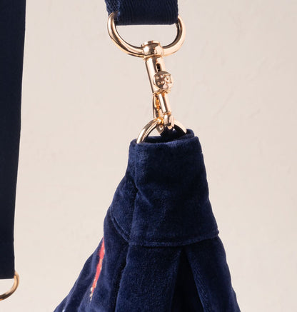 Cosmic Charms Velvet Crossbody Sling Bag