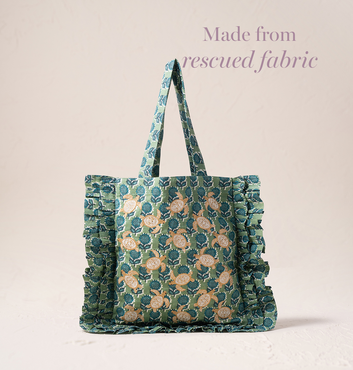 Rebirth Turtles Frill Tote