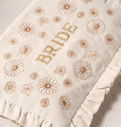Daisy Dream Bride Frill Pouch