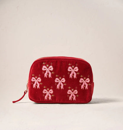 Dazzling Bows Makeup Bag