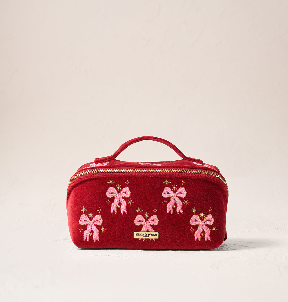 Dazzling Bows Open Flat Makeup Bag