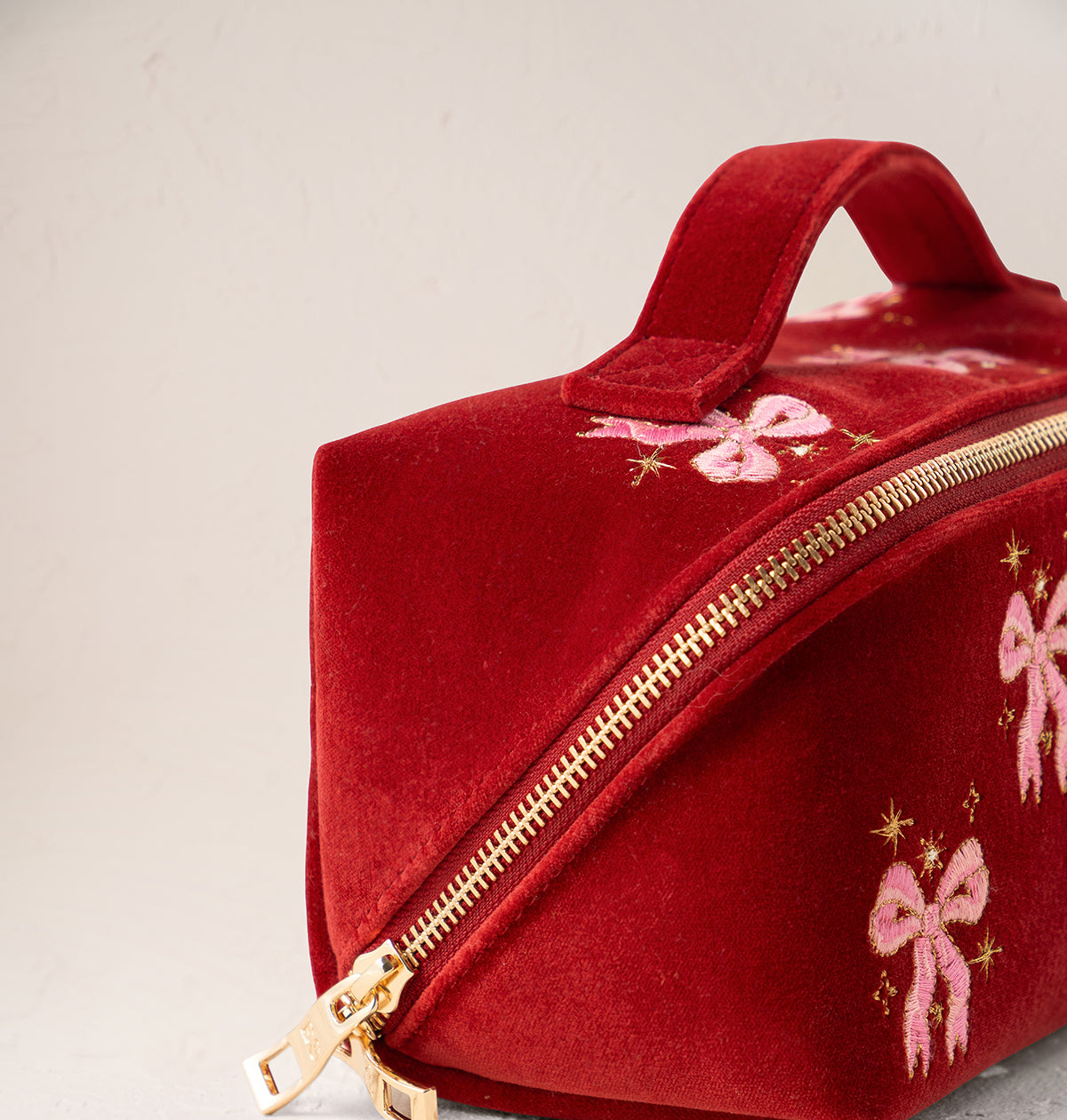 Dazzling Bows Open Flat Makeup Bag
