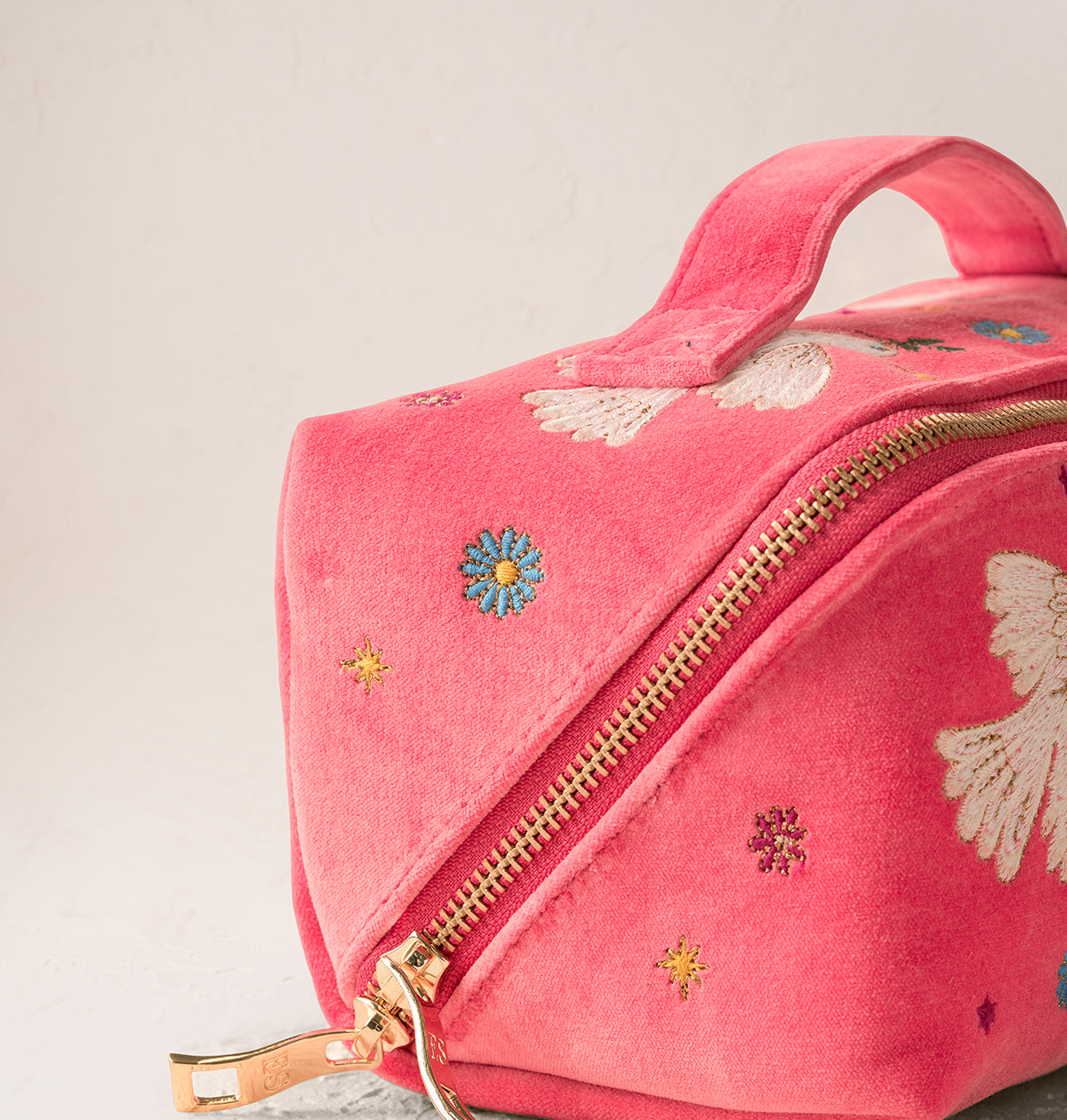 Doves of Peace Open Flat Makeup Bag