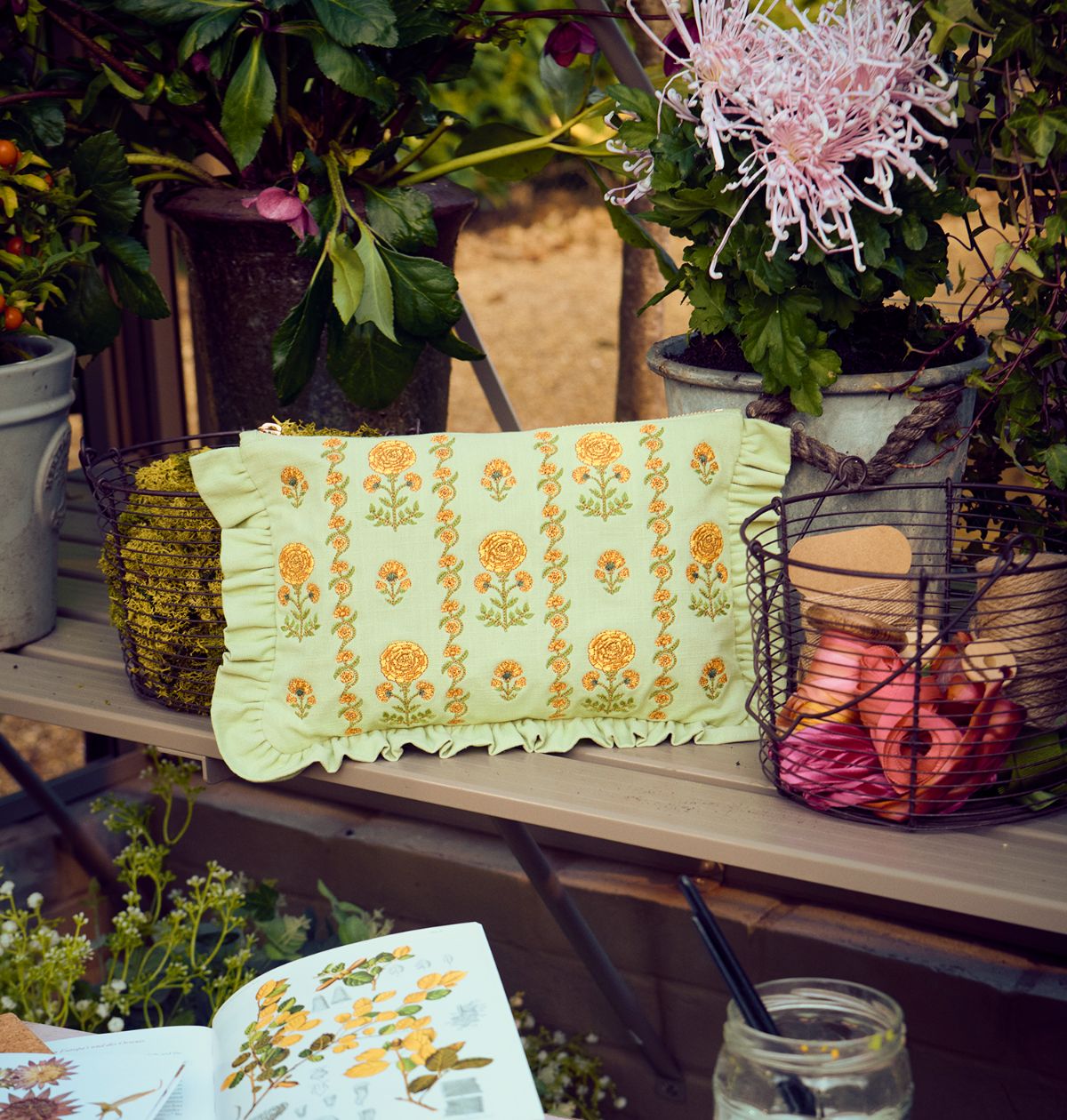 Marigolds Frill Pouch