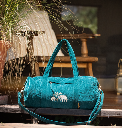 Elephant Herd Overnight Bag