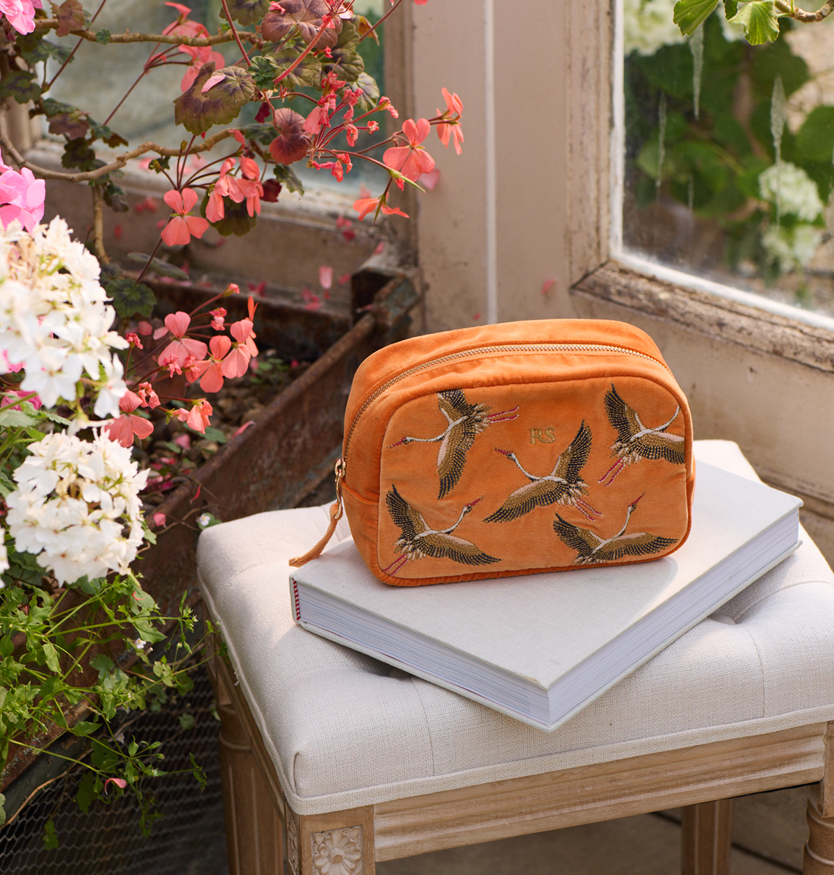 Messy Flower Coin Pouch Messy Flower Coin Pouch