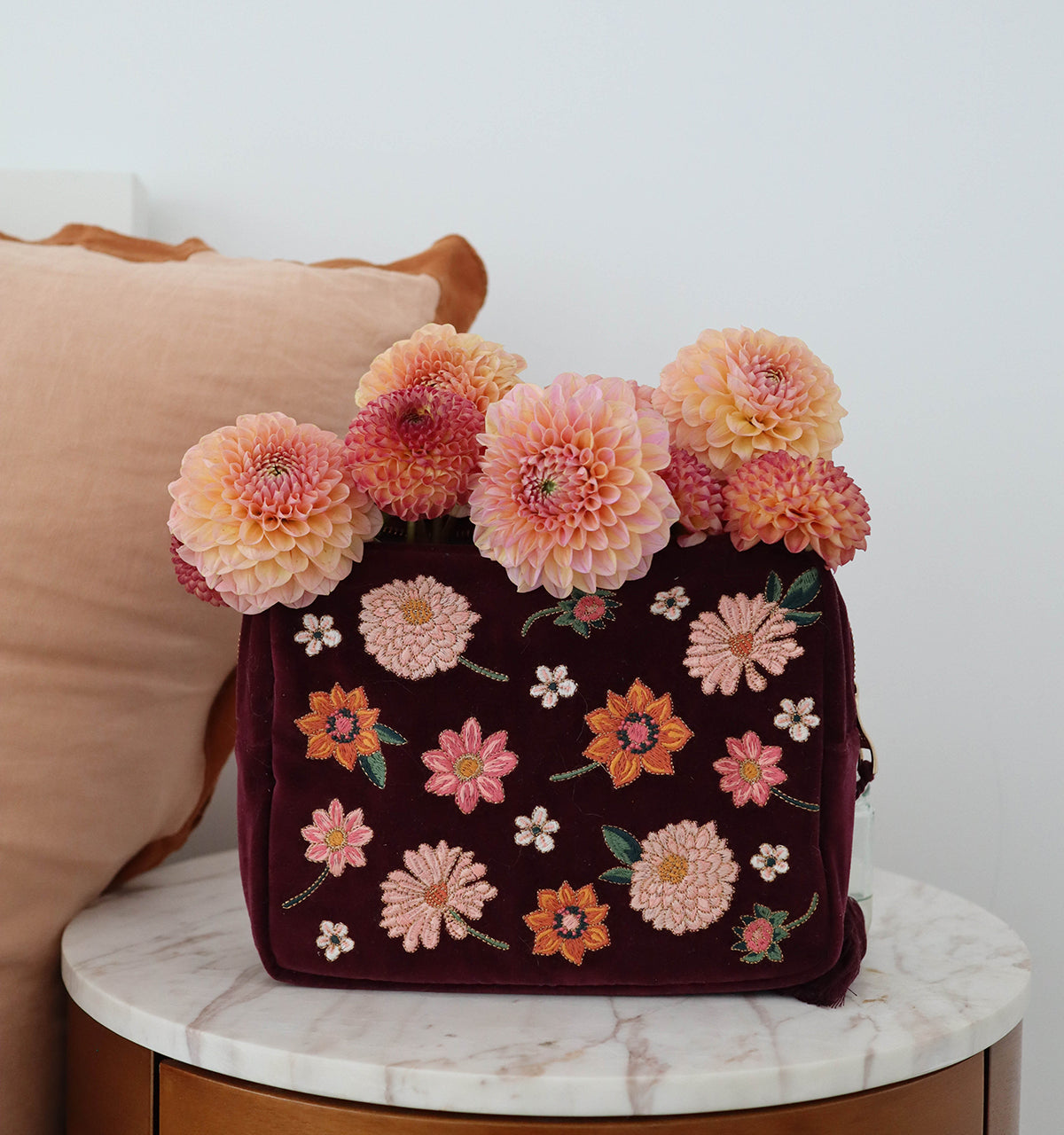 Kate Spiers Dahlia Wash Bag