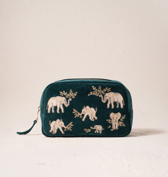 Elephant Herd Makeup Bag – Elizabeth Scarlett