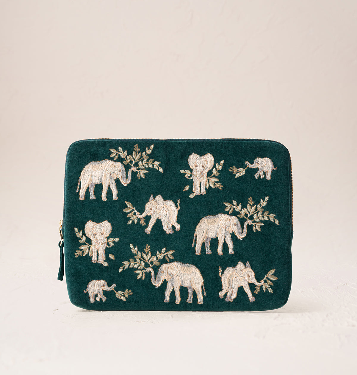 Elephant Herd Laptop Case Large