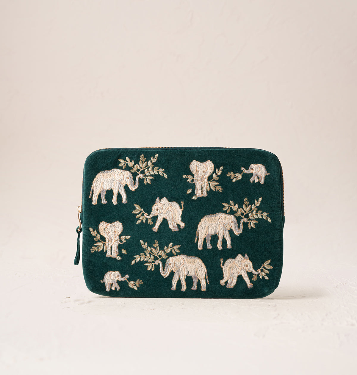 Elephant Herd Laptop Case Small