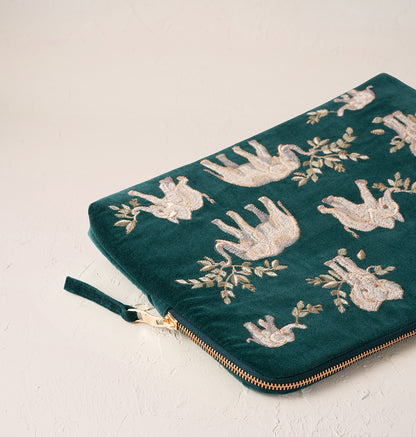Elephant Herd Laptop Case Small