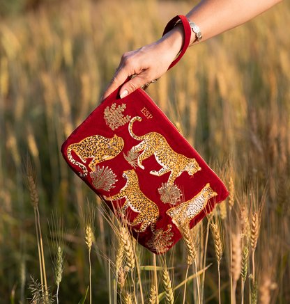 Wild Leopard Everyday Pouch