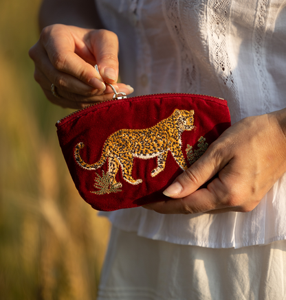 Wild Leopard Coin Purse