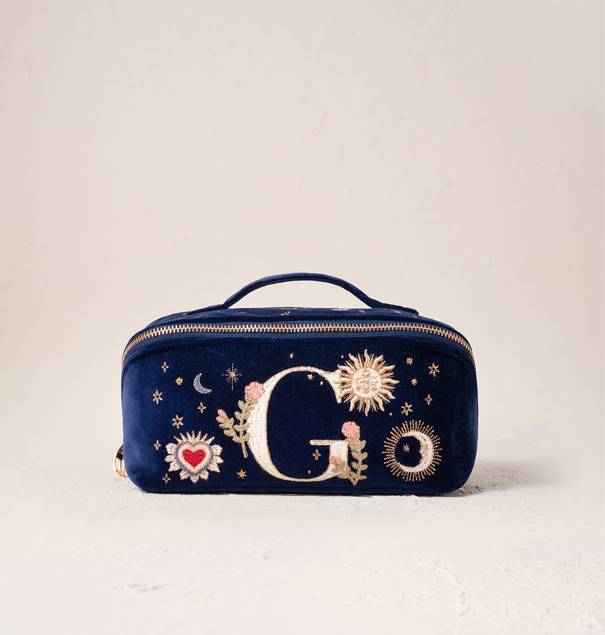 【送料関税込】Elizabeth Scarlett/ Whale Open Flat Makeup Bag Elizabeth Scarlett Turtle Conservation Marine Navy Velvet