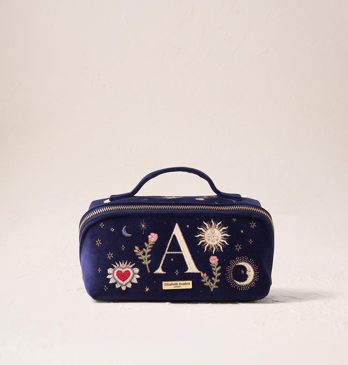 Enchanted Alphabet Open Flat Makeup Bag