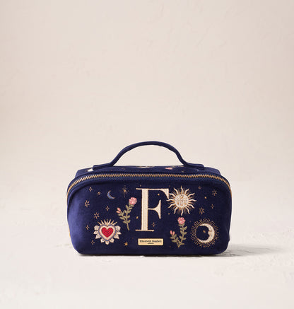 Enchanted Alphabet Open Flat Makeup Bag