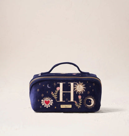 Enchanted Alphabet Open Flat Makeup Bag