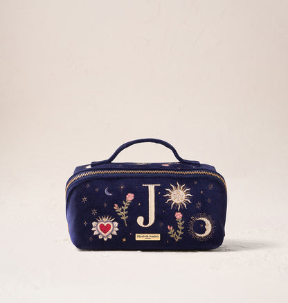 Enchanted Alphabet Open Flat Makeup Bag