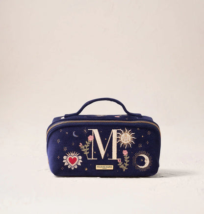 Enchanted Alphabet Open Flat Makeup Bag