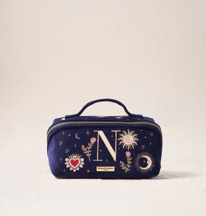 Enchanted Alphabet Open Flat Makeup Bag