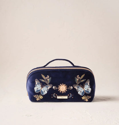 Enchanted Butterfly Open Flat Makeup Bag
