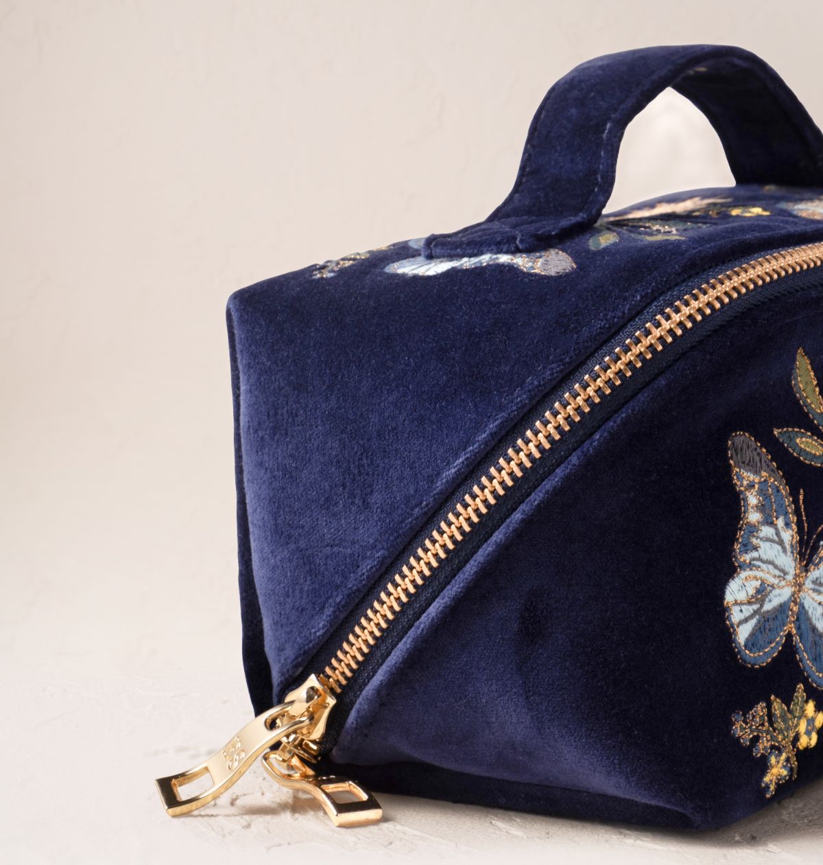 Enchanted Butterfly Open Flat Makeup Bag