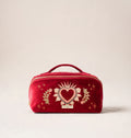 Enchanted Heart Open Flat Makeup Bag