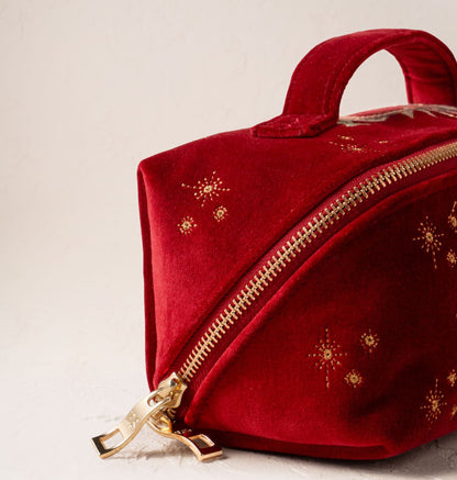 Enchanted Heart Open Flat Makeup Bag