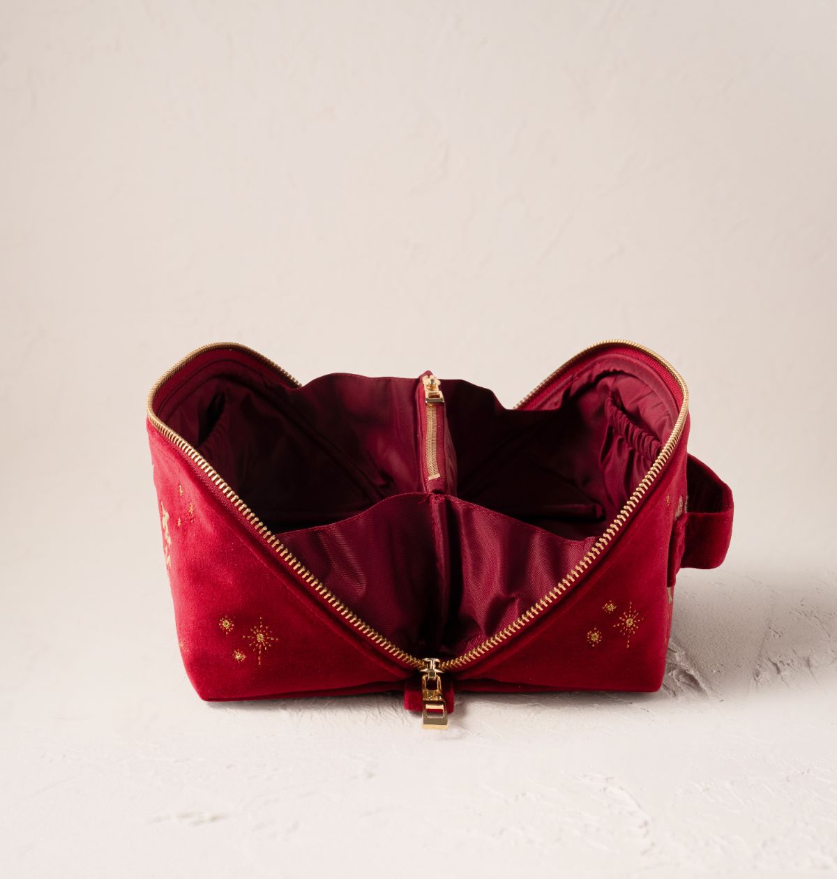 Enchanted Heart Open Flat Makeup Bag