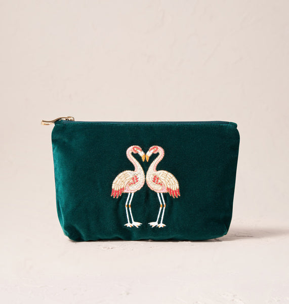 Flamingo Mini Pouch – Elizabeth Scarlett