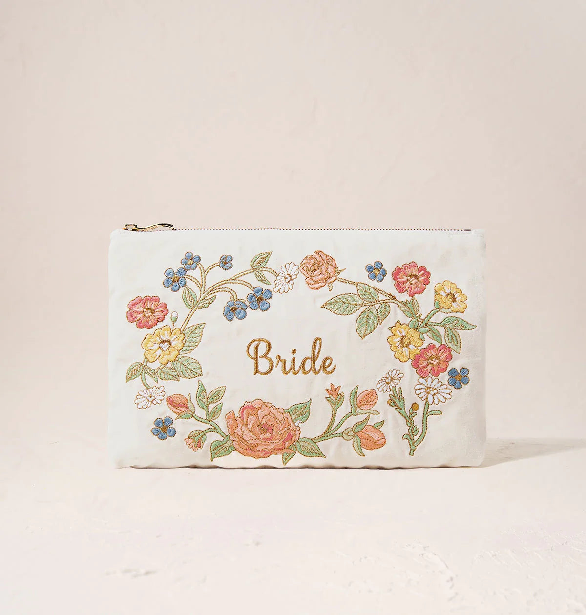Floral Bride Everyday Pouch