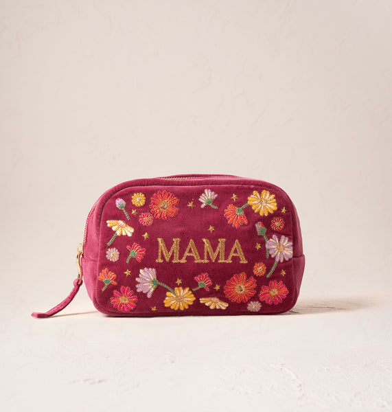 送関込【Elizabeth Scarlett】Ruffle Makeup Bag メイクポーチ Floral Mama Makeup Bag – Elizabeth Scarlett
