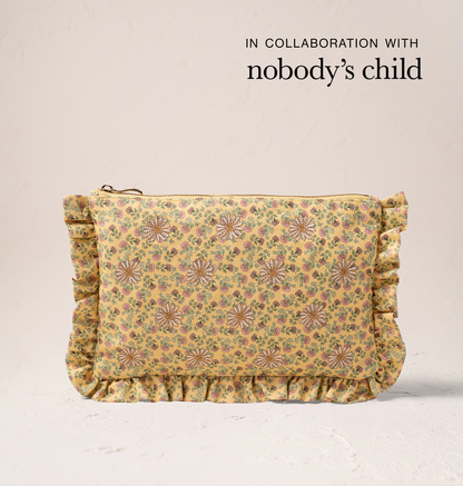 Buttercup Meadow Frill Pouch