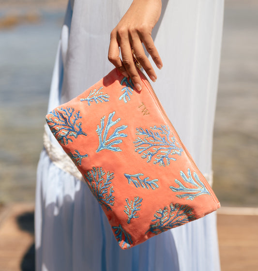 Coral Everyday Pouch
