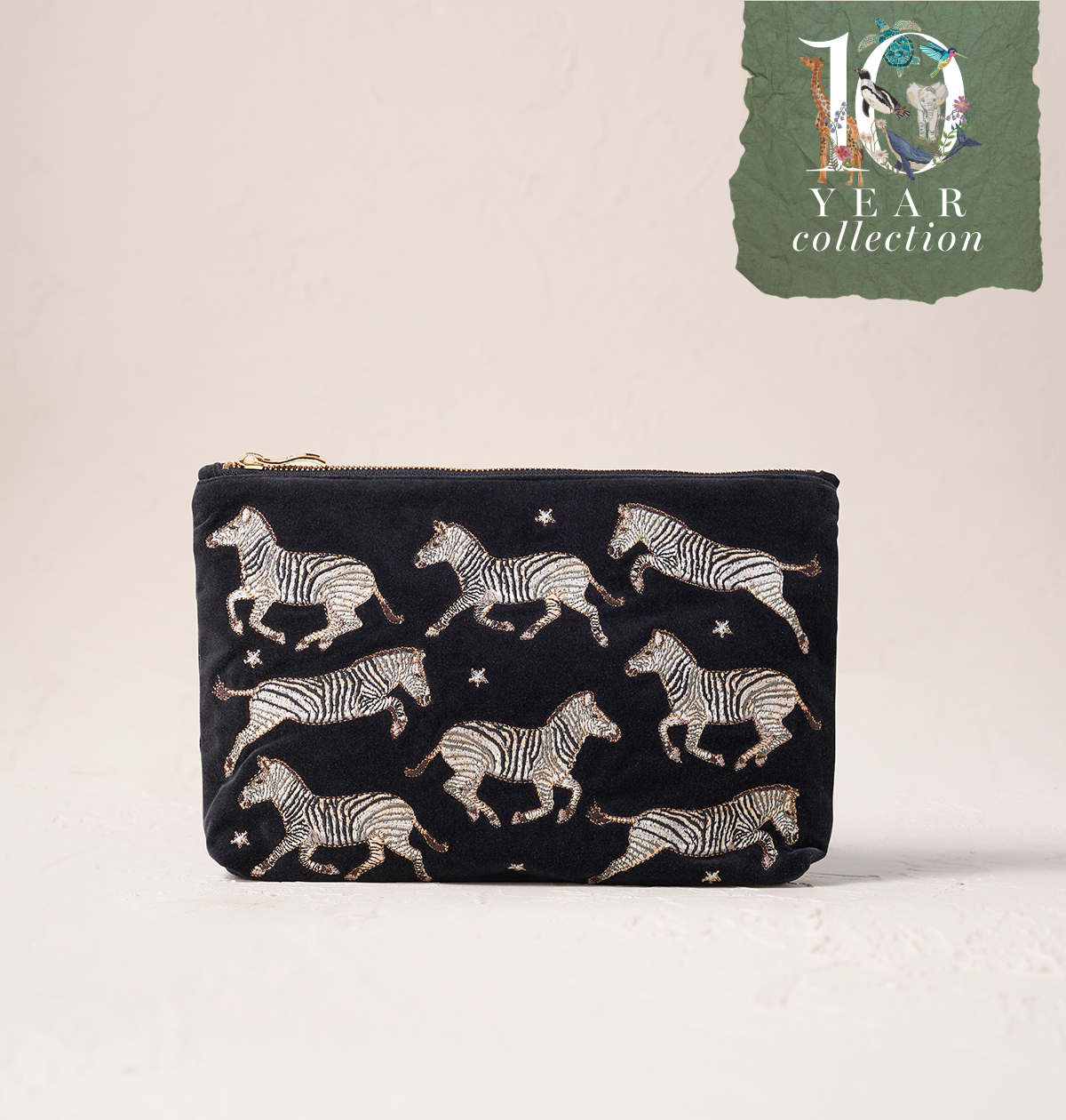 Zebra Dazzle Everyday Pouch