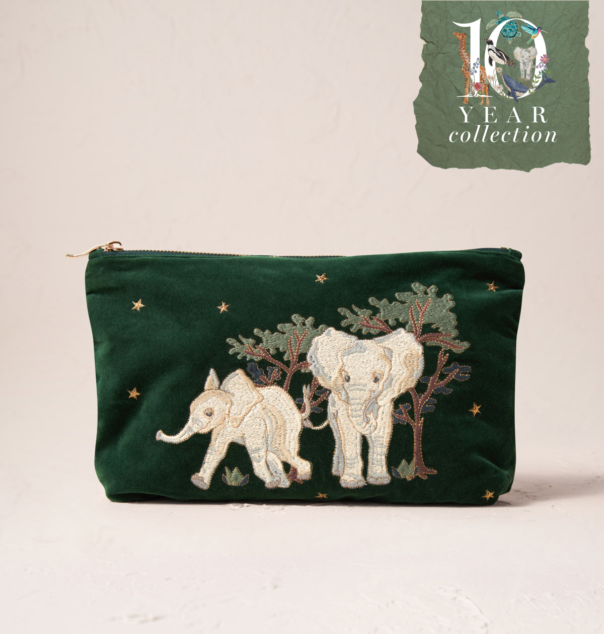 Baby Elephant Conservation Everyday Pouch
