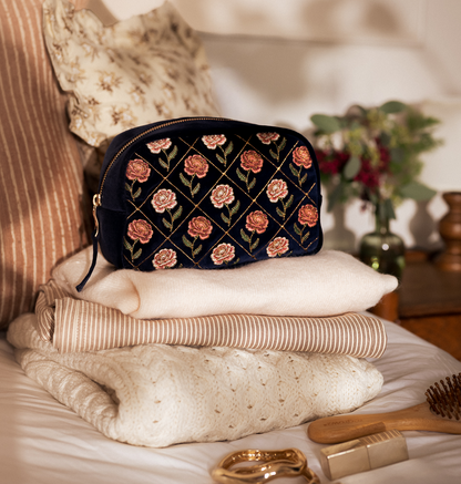 Rose Makeup Bag