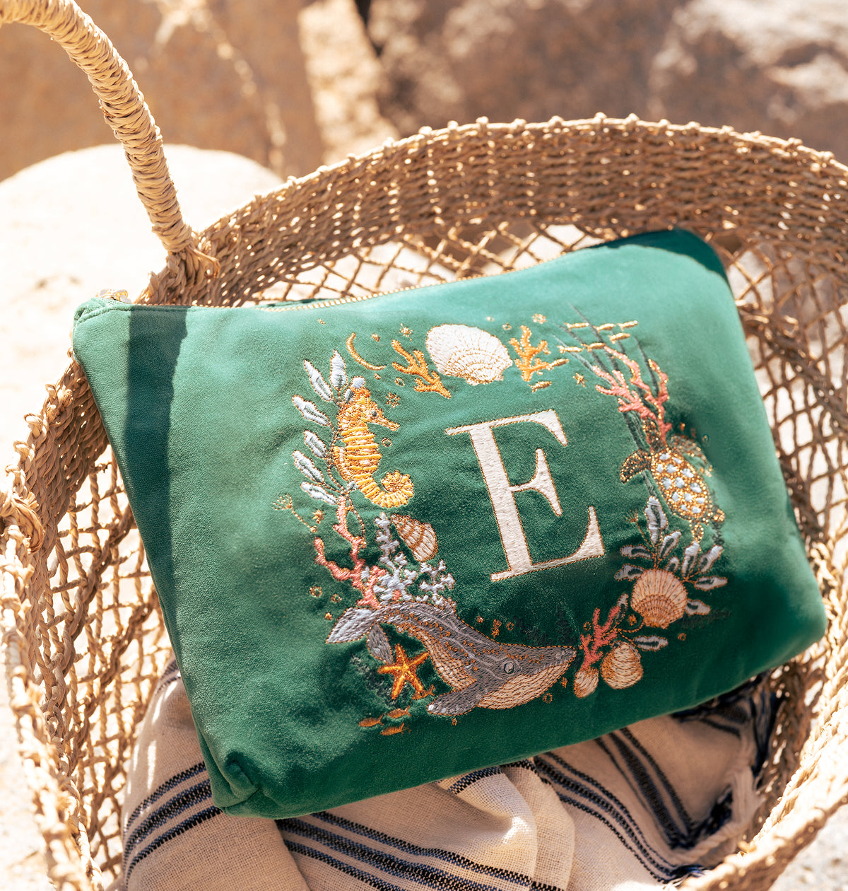 Ocean Alphabet Everyday Pouch – Elizabeth Scarlett