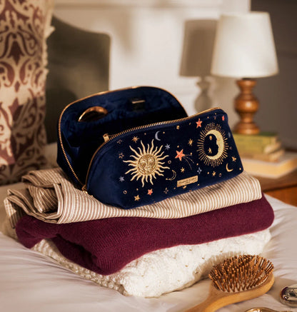 Celestial Open Flat Makeup Bag