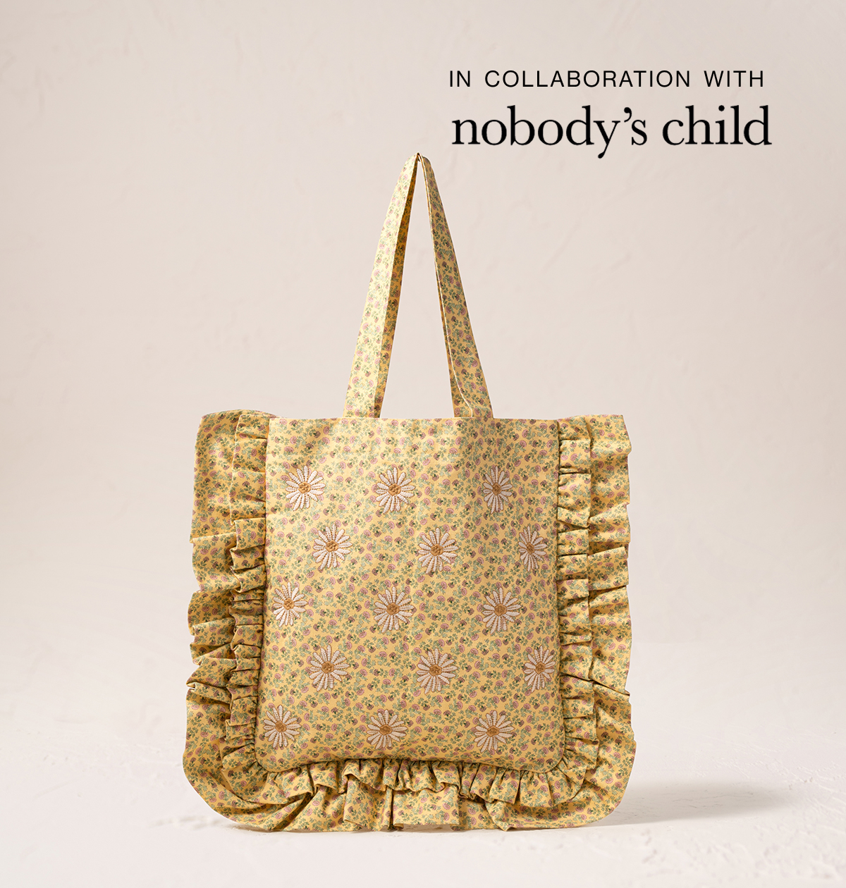 Buttercup Meadow Frill Tote
