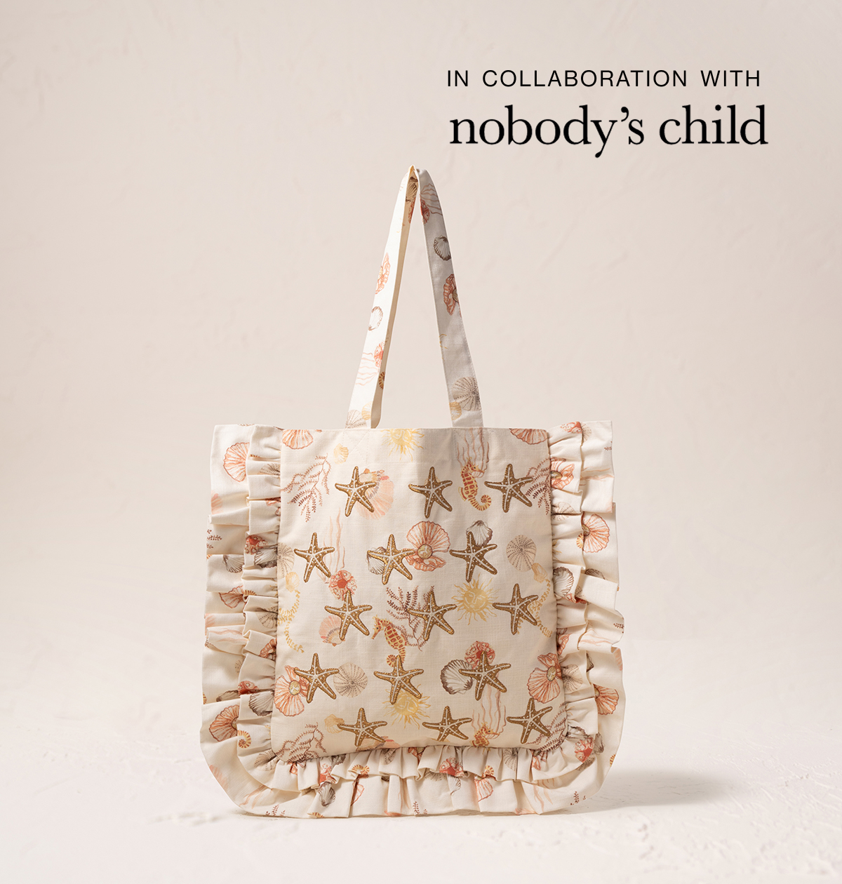 Ocean Treasures Frill Tote