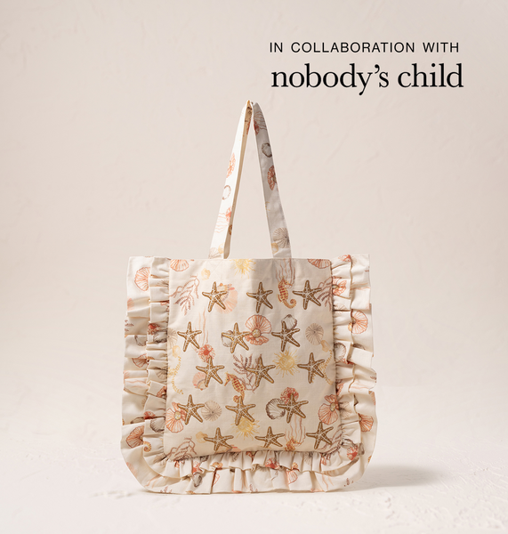 Ocean Treasures Frill Tote – Elizabeth Scarlett