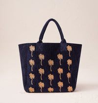 Gold Palm Tote