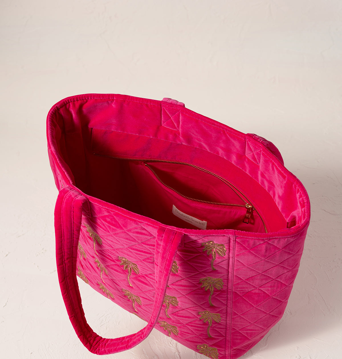 Gold Palm Tote