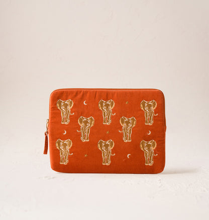 Golden Elephants Laptop Case Small