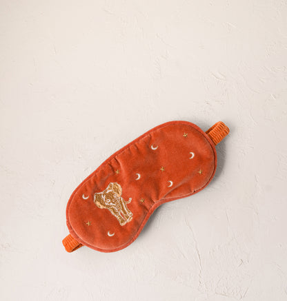 Golden Elephants Eye Mask