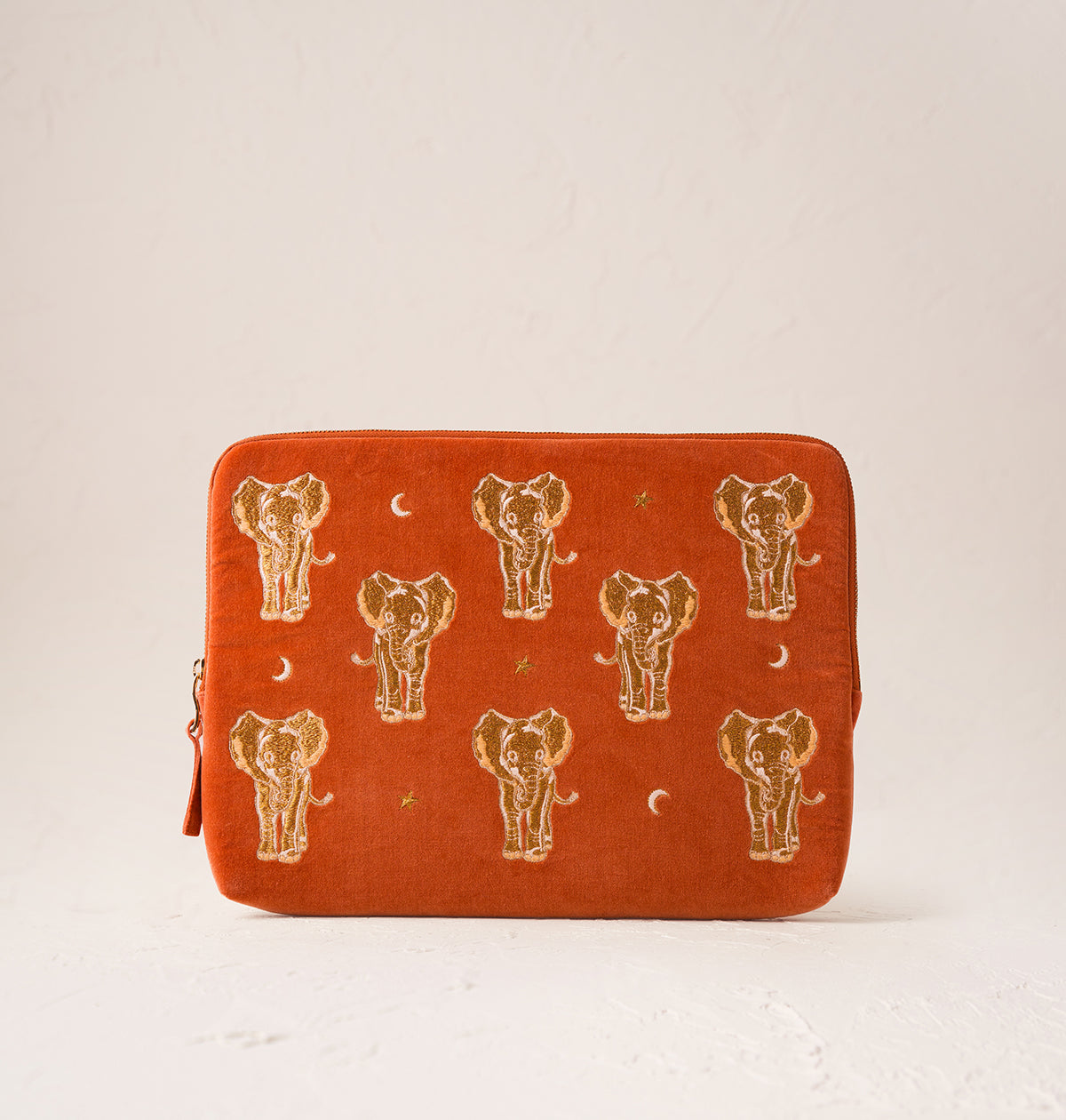 Golden Elephants Laptop Case Large